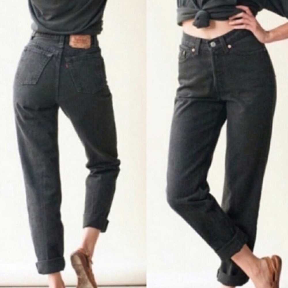 LEVI'S 550 Vintage High Waist Denim Mom Jeans